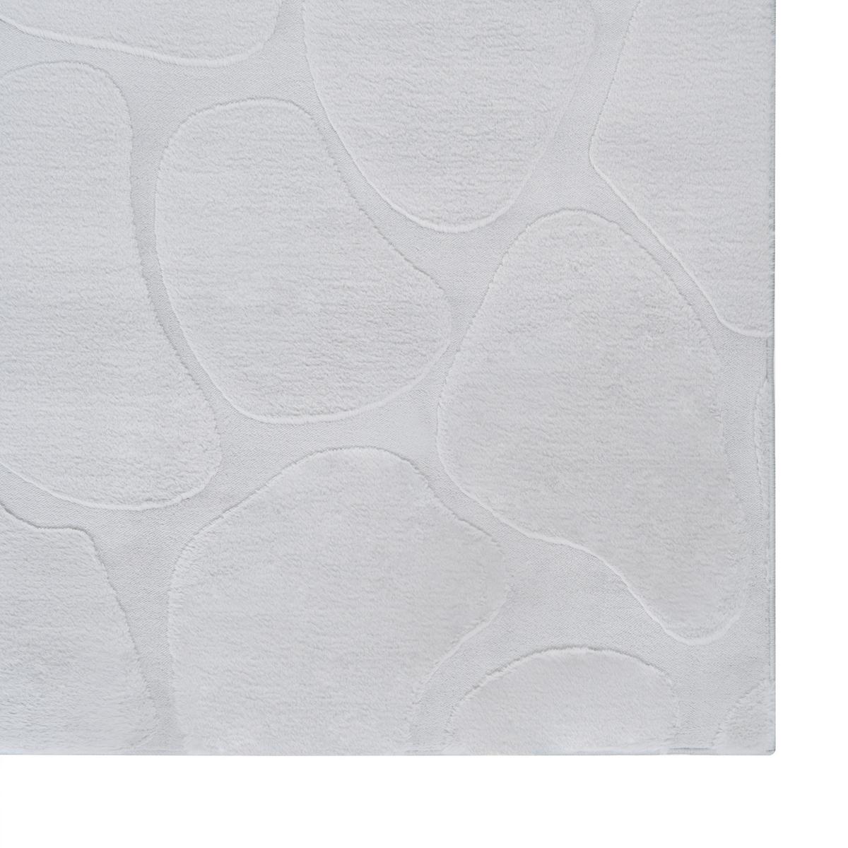 TEPPICH Hellgrau 80/300 cm Kawi - Hellgrau/Grau, Textil (80/300cm) - Beliani