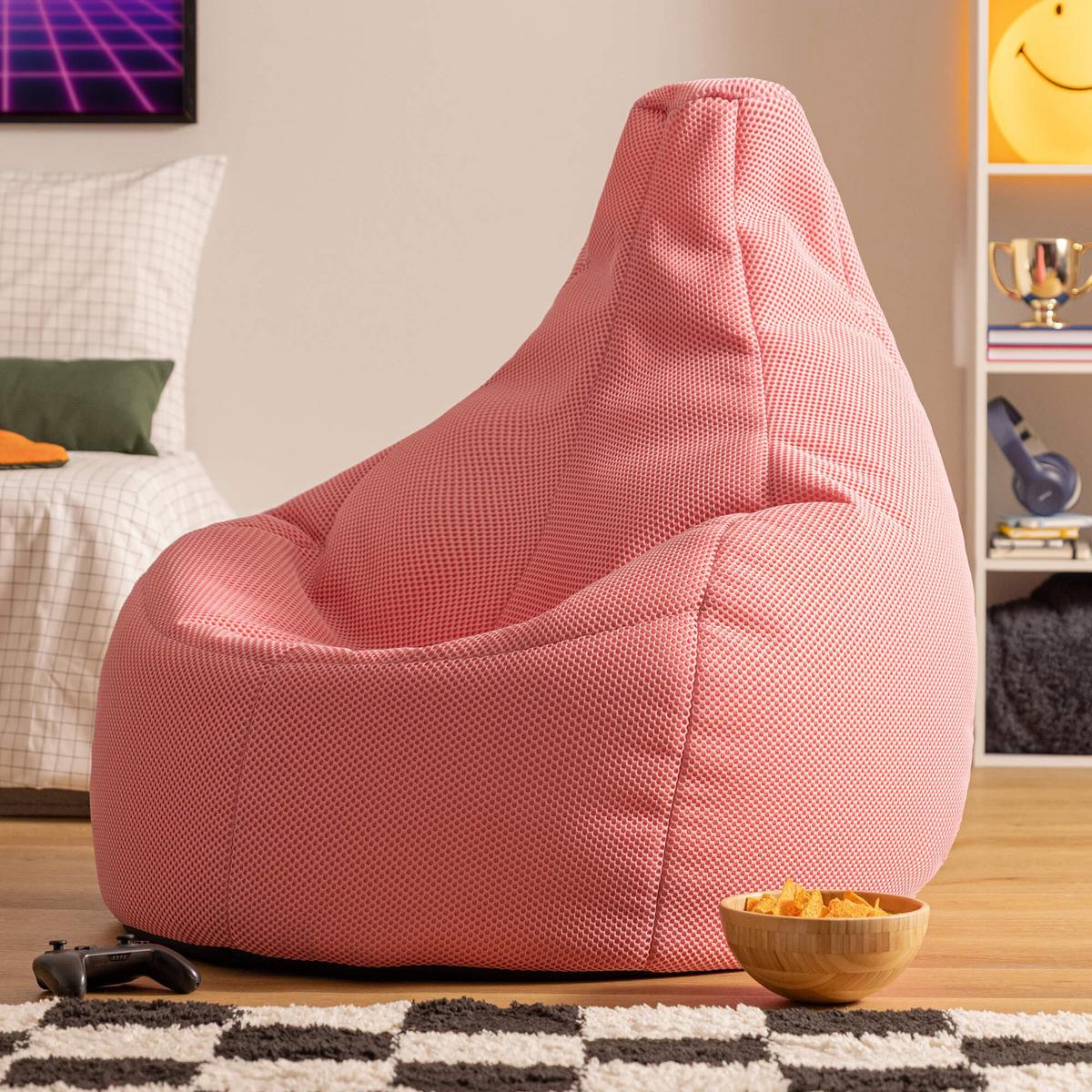 SITZSACK Dalton Techmesh Gaming XXL - Pink, Textil (94/85/92cm) - icon