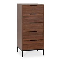 KOMMODE 50/115/40 Auri Walnussfarbe - Walnussfarben, Holzwerkstoff (50/115/40cm) - VS Venta-stock