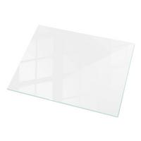 TISCHPLATTE 120x80 cm Farbe Weiß, glatt - Weiß, Glas (120/80/0.4cm) - TULUP