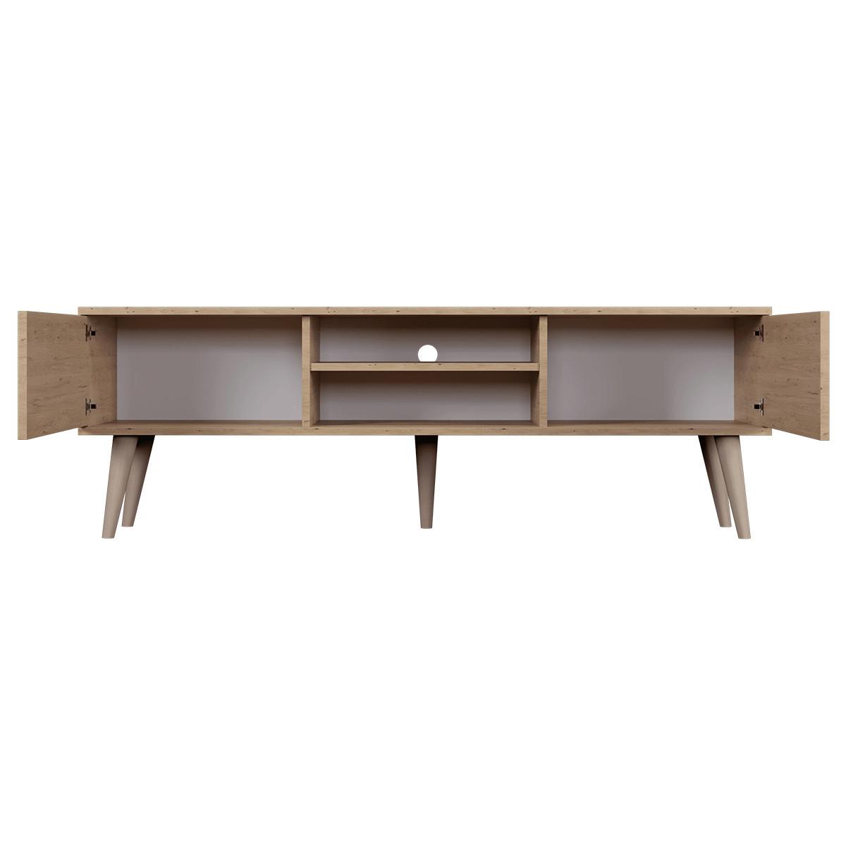 TV-MÖBEL Toronto Holz - Braun, Holzwerkstoff (160/55/35cm) - Petits-meubles