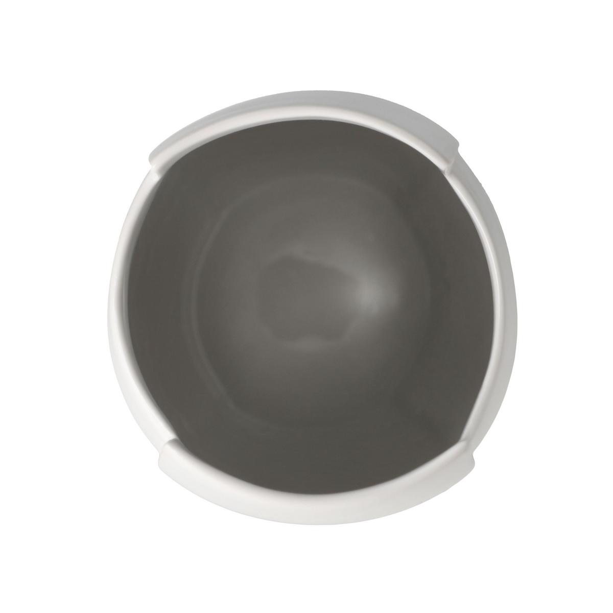 VASE Ova weiß 21 cm - Weiß, Keramik (21cm) - Goebel