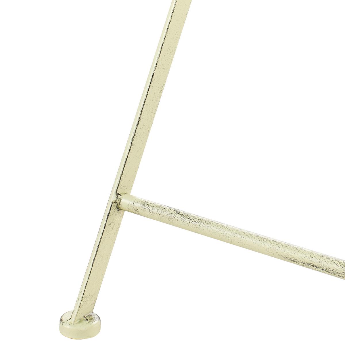 GARTEN-BARTISCH Grün Bivio - Grün, Metall (60/60/89cm) - Beliani