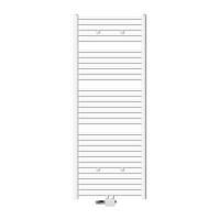 BADHEIZKÖRPER Sahara 750x1800 mm Weiß gebogen mit Ventil Universal - Weiß, Metall (75/180/3cm) - LuxeBath