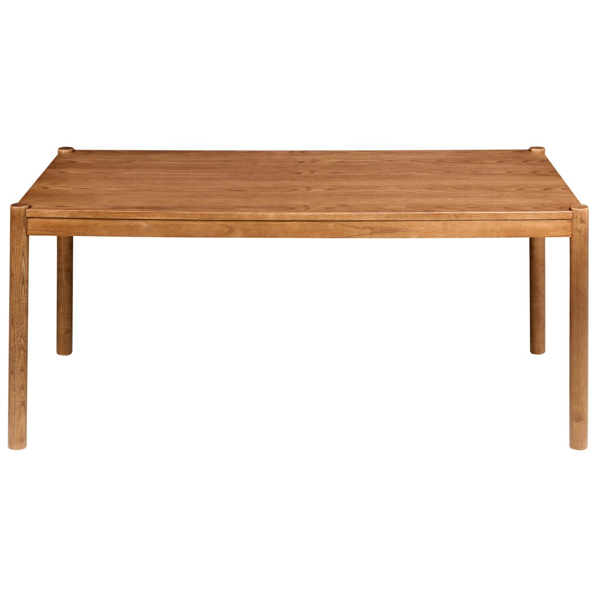 ESSTISCH Dunkle Eiche 180/90 cm Fondis - Dunkelbraun, Holzwerkstoff (180/90/77cm) - Beliani