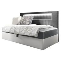 BOXBETT Gold Junior 2 - H3 - Weiß/Grau, Holz (100/200cm) - MIRJAN24