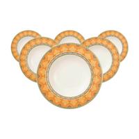 SUPPENTELLER Samarkand Mandarin bunt ø 24,8 cm 6er Set - Multicolor, Keramik (24.8cm) - Villeroy & Boch