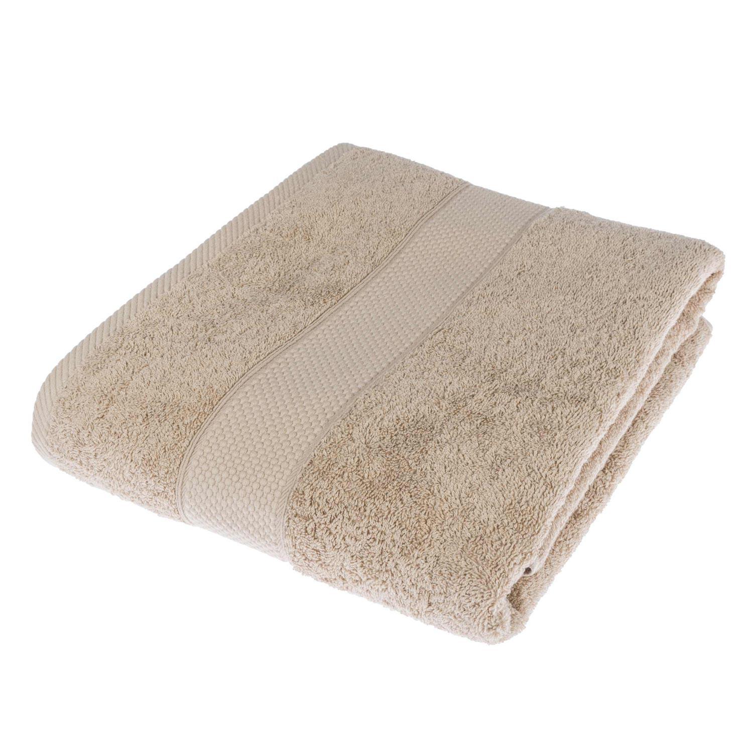 SAUNATUCH Essential beige 100/180 cm - Beige, Textil (100/180cm) - Homescapes