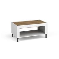 COUCHTISCH Monta 97×56 cm, Weiß - Weiß, Holzwerkstoff (56/97/47cm) - Beautysofa