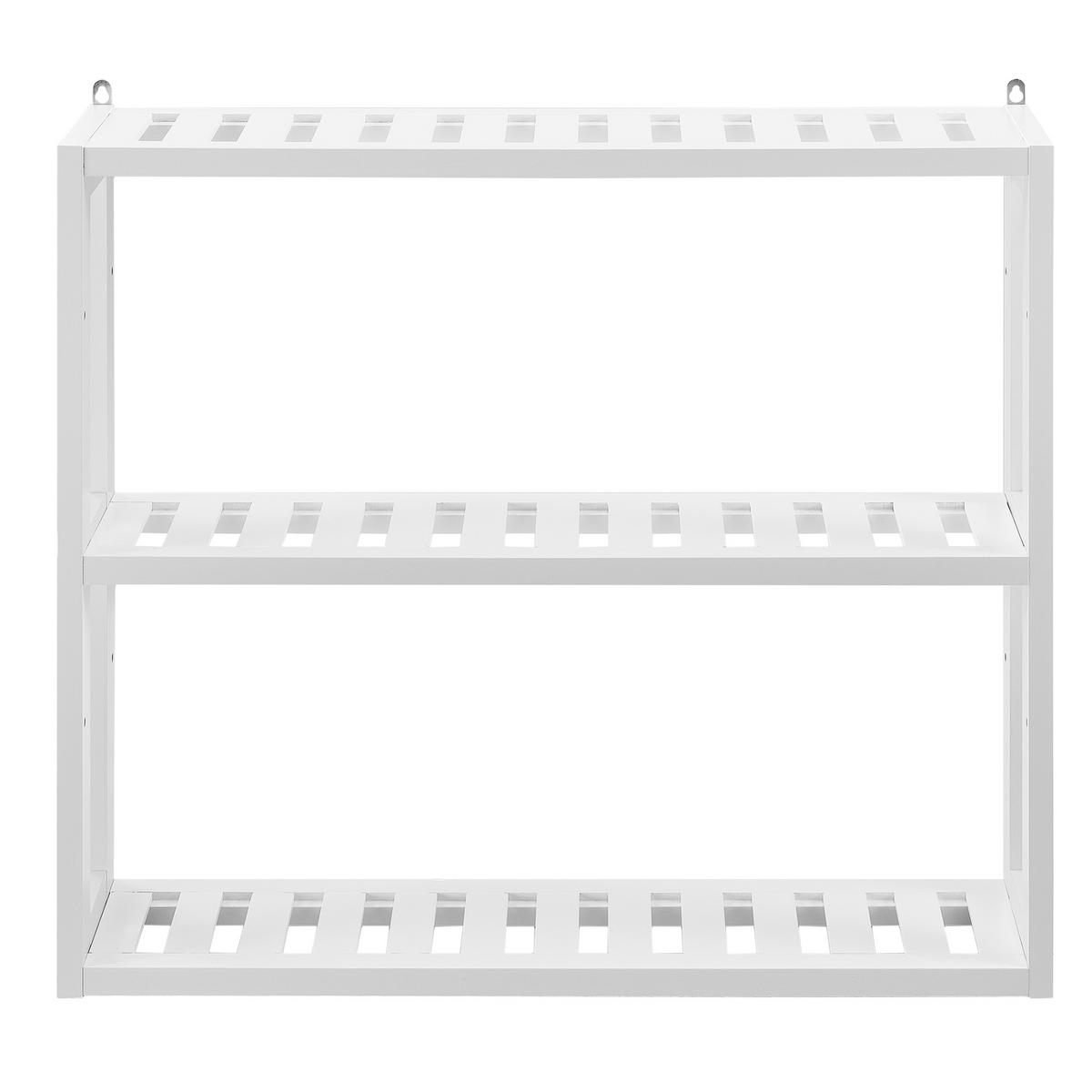 BADEZIMMERREGAL Anderlecht - Weiß, Holzwerkstoff (60/54/15cm) - [en.casa]