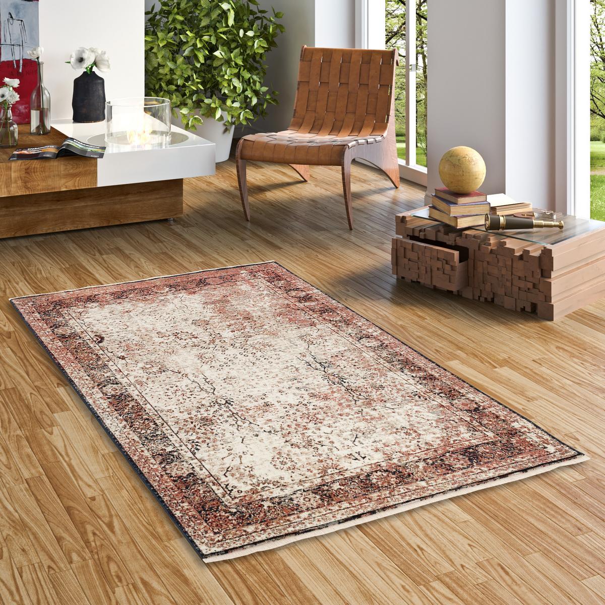 DESIGNER TEPPICH NIA VINTAGE VERLAUF - Creme, Textil (80/150cm) - Pergamon