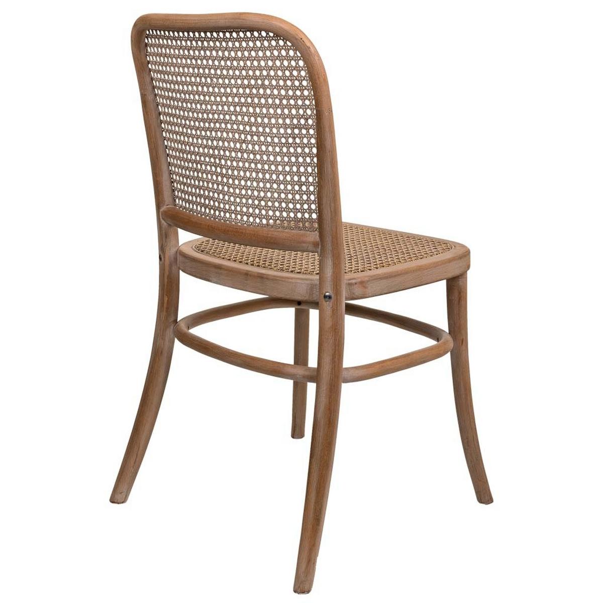 STUHL aus Holz und Gitter, braun, 44x40x48cm - Braun, Naturmaterialien (44/83/40cm) - Wanderlust