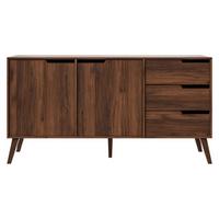 SIDEBOARD Nordelo 2D3S - Nussbaumfarben, Holz/Holzwerkstoff (160/80/40cm) - MIRJAN24