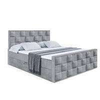 BOXBETT ZAFIRA - 140x200 - H3 - Grau - Grau, Holzwerkstoff (140/200cm) - ALTDECOR