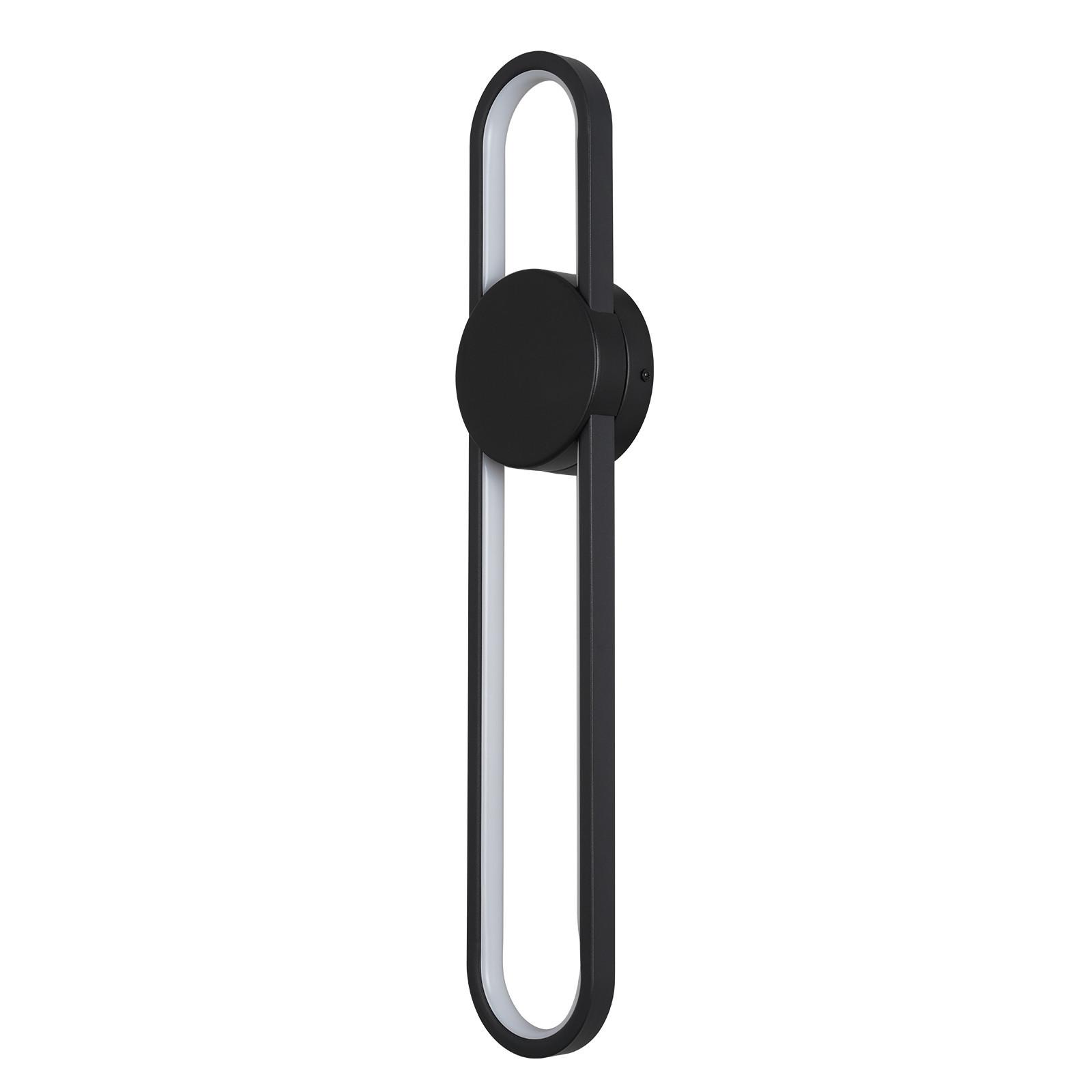 LED-WANDLEUCHTE Blinkor 60/12/5.5 cm - Schwarz, Metall (12/5.5/60cm) - ZMH