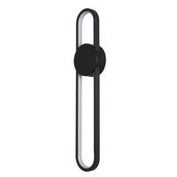 LED-WANDLEUCHTE Blinkor 60/12/5.5 cm - Schwarz, Metall (12/5.5/60cm) - ZMH