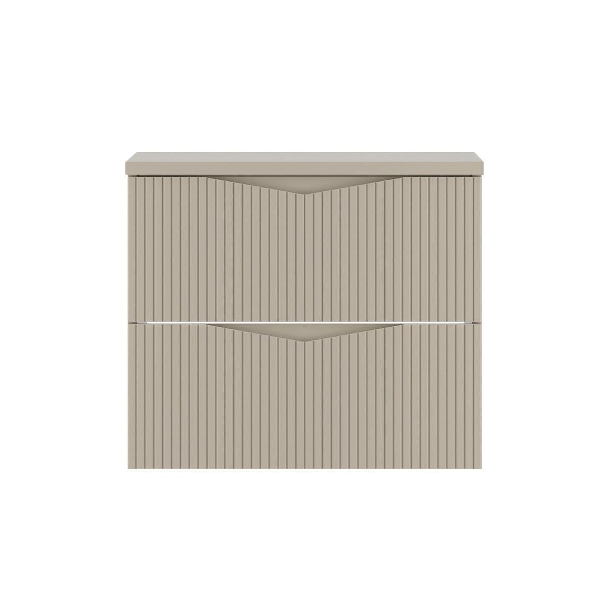 WASCHTISCHUNTERSCHRANK 60.6cm Tao Kaschmir - Beige, Holzwerkstoff (60.6/52.2/46.5cm) - Petits-meubles