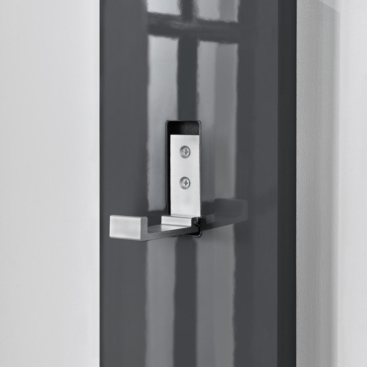 HAKENLEISTE Hansnes - Grau, Holzwerkstoff/Metall (15/165/3cm) - [en.casa]