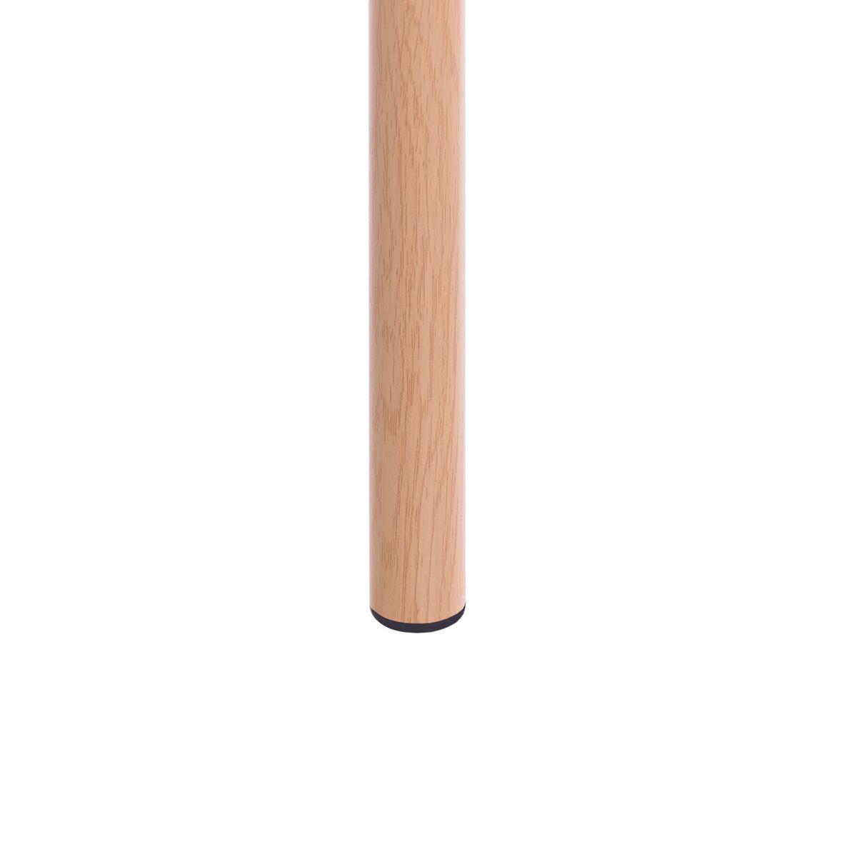 ESSZIMMERSTUHL 2er Set Stoff Hellbeige Zane - Beige/Braun, Textil/Metall (58/84/58cm) - Beliani