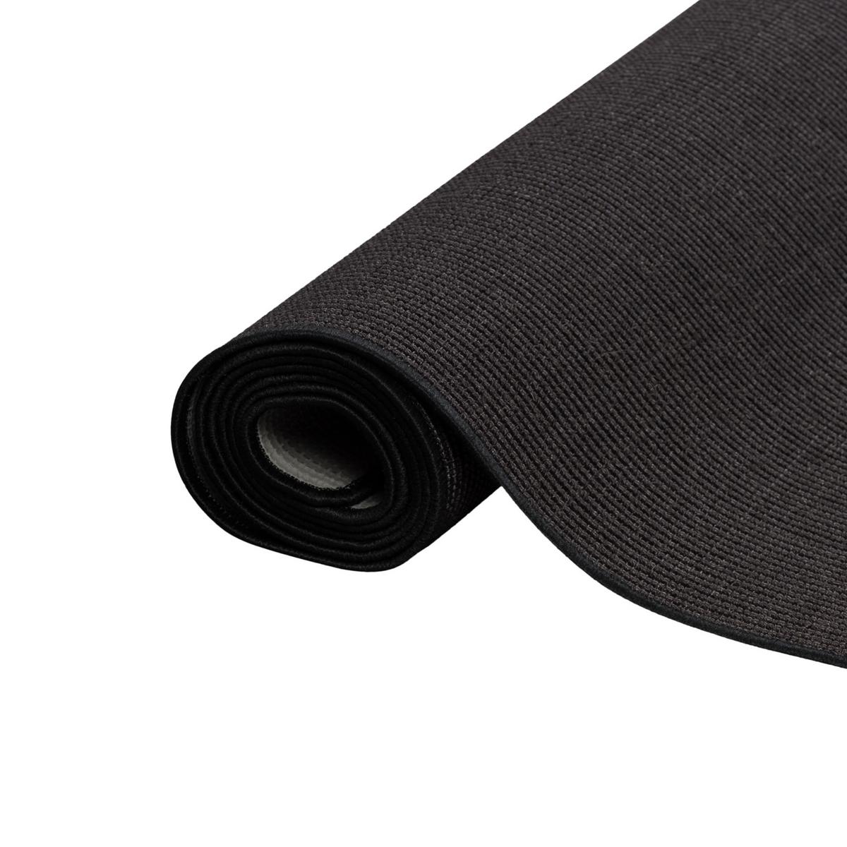 SISAL NATUR LÄUFER TEPPICH - Schwarz, Textil (80/400cm) - Snapstyle
