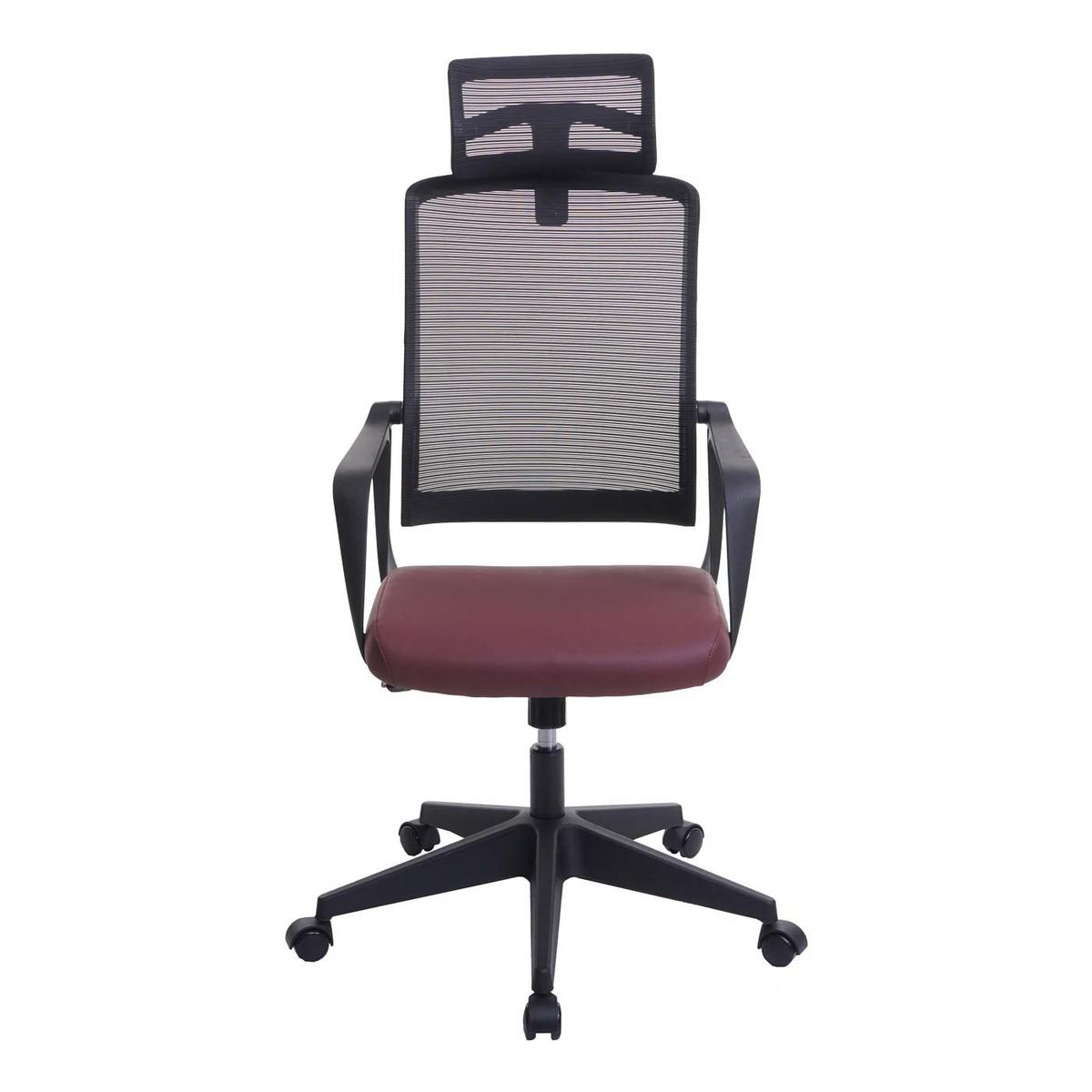 BÜROSTUHL Rot - Rot, Textil (64/128/66cm) - MCW