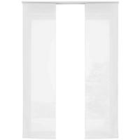 VORHANG 2ER SET HxB 245x60 cm Weiß - Weiß, Textil (60/245cm) - Gardinenbox