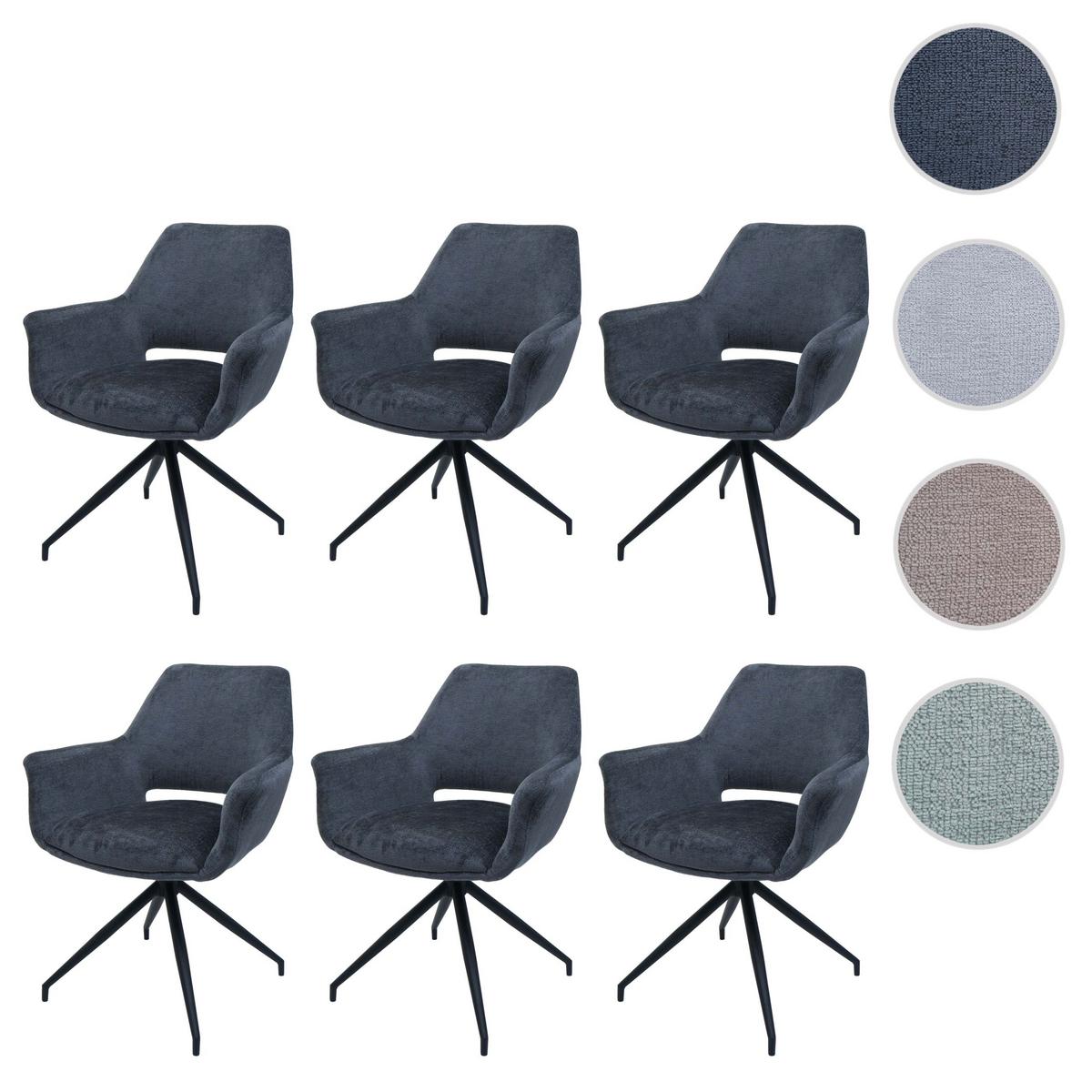 ESSZIMMERSTUHL Grau - Dunkelgrau/Grau, Textil (65/86/60cm) - MCW