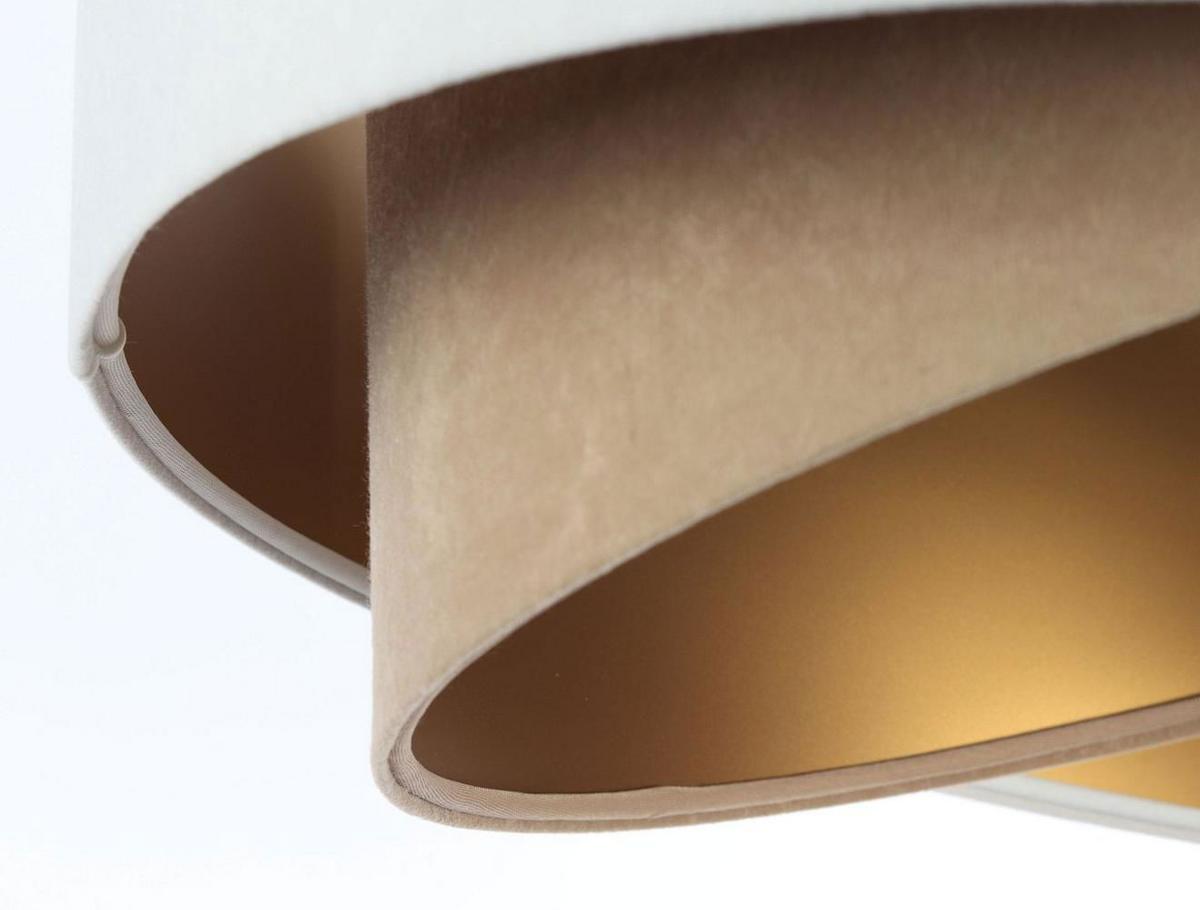 HÄNGELEUCHTE Weiß 50/23 cm - Beige, Kunststoff (50/1.3/23cm) - ONZENO