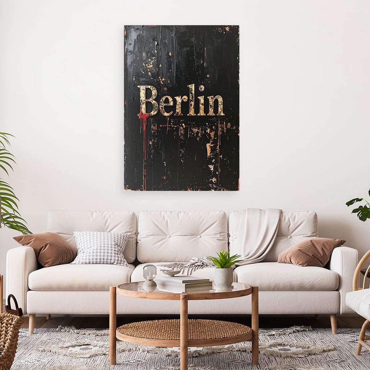LEINWANDBILD Inschriften und Zitate 70x100cm - Schwarz, Textil (70/100cm) - Feeby