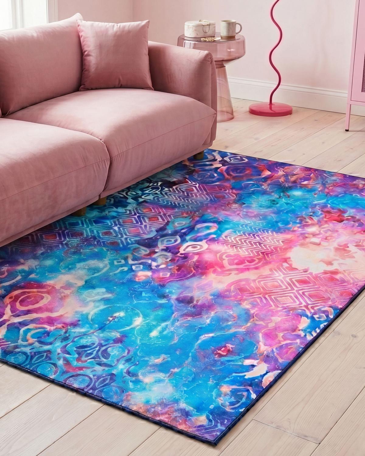 TEPPICH Bunt 140/200 cm Orvella - Multicolor, Textil (140/200cm) - Beliani