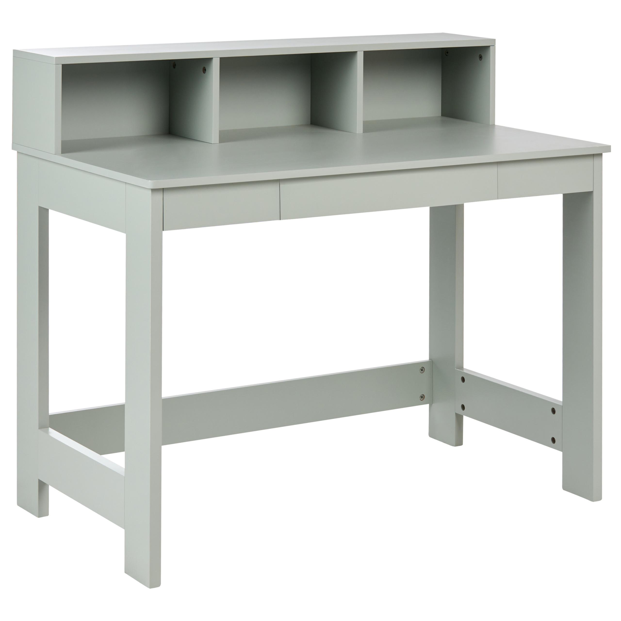 SCHREIBTISCH Hellgrün 111/60 cm Alvar - Hellgrün, Holzwerkstoff (60/111/96cm) - Beliani