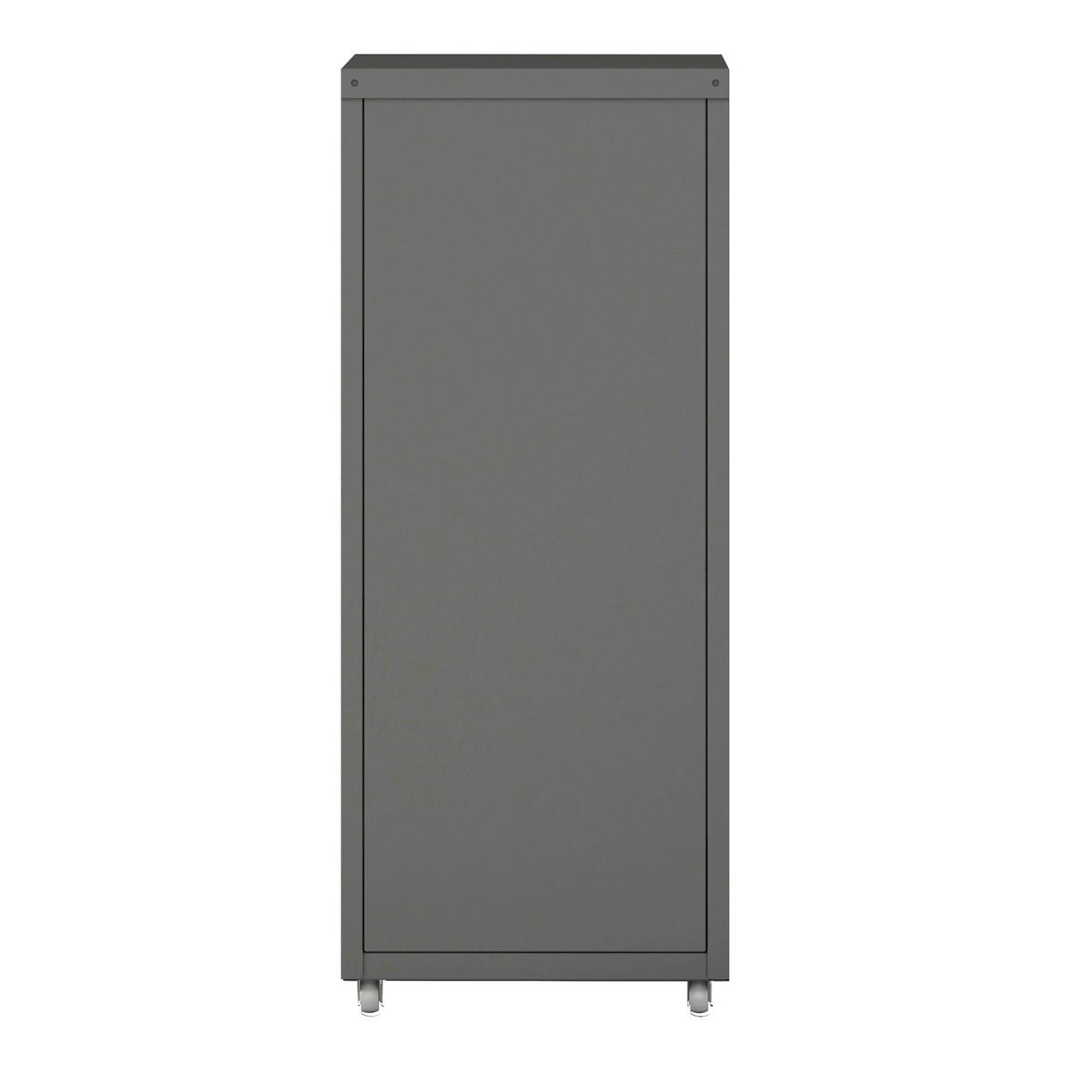 ROLLCONTAINER Kökar - Grau, Metall (28/69/41cm) - [en.casa]