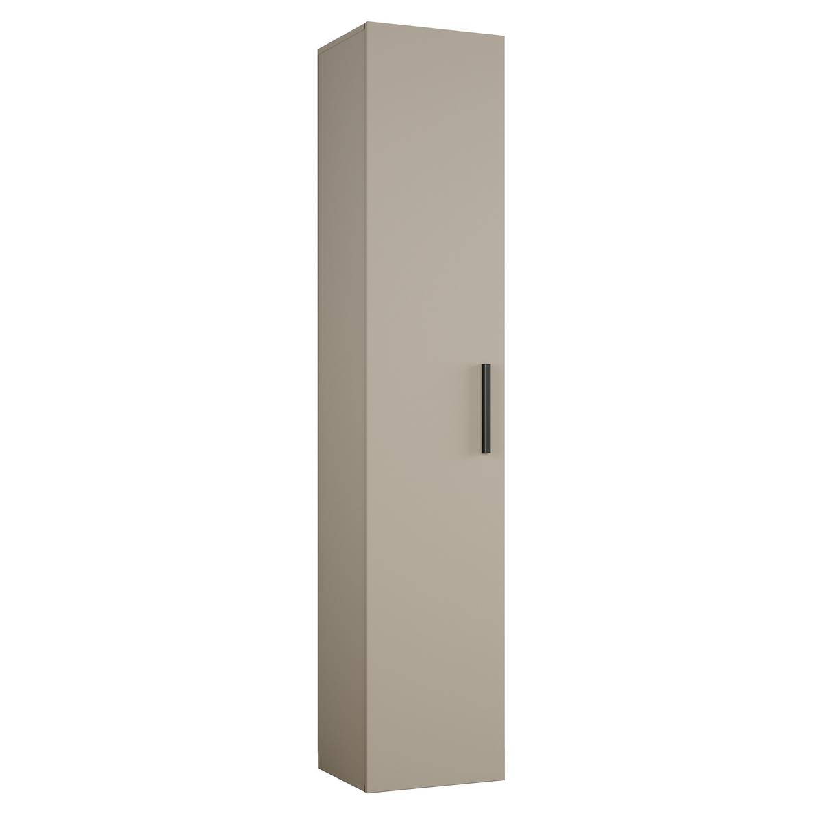 GARDEROBENSCHRANK MODULO 241,2/204/40 cm Modern Garderobe-Set Kaschmir - Kaschmir/Schwarz, Holzwerkstoff (241.2/204/40cm) - MASSENO