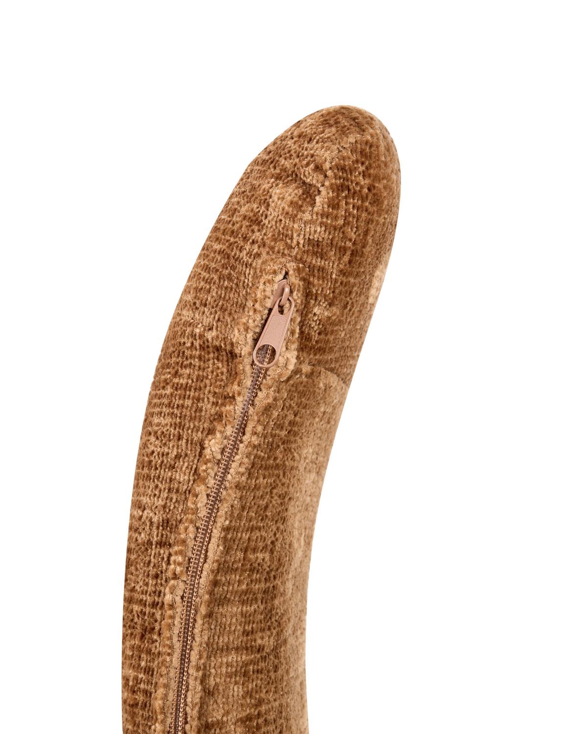 SESSEL Goldbraun Lieksa - Braun, Textil (77/77/64cm) - Beliani