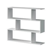 REGAL mit 3 Ebenen L110 cm - Athena - Weiß, Holzwerkstoff (24/97/11.5cm) - Calicosy