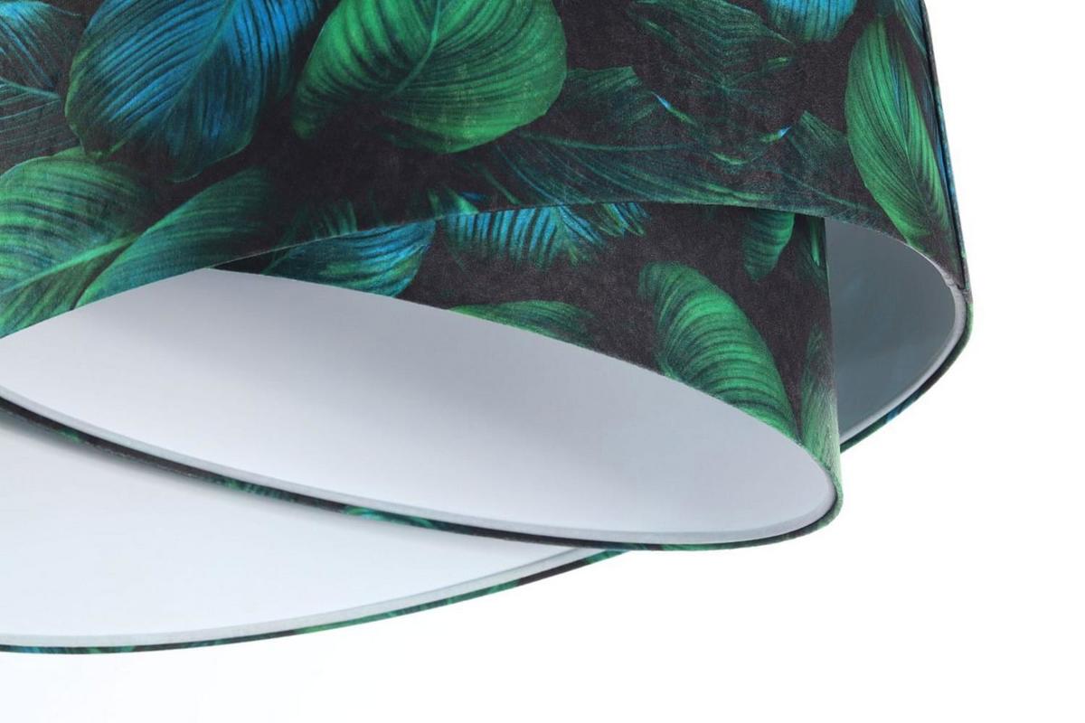 HÄNGELEUCHTE Grün 50/23 cm - Weiß, Kunststoff (50/1.3/23cm) - ONZENO