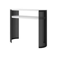 KONSOLENTISCH Fikoli - Schwarz/Weiß, Holzwerkstoff/Metall (30/100/86cm) - MIRJAN24