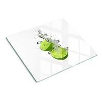 GLASPLATTE 60x52 cm Kalk unter Wasser - Grün, Glas (60/0.4/52cm) - TULUP