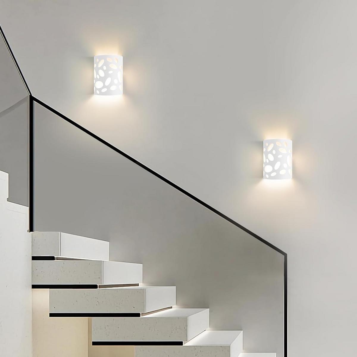 LED - WANDLEUCHTE Nixthun 18.0/9.0/23.0 cm - Weiß, Metall (18/9/23cm) - ZMH