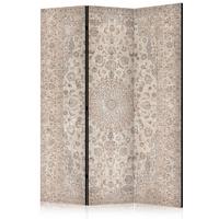 PARAVENT Einseitig Bedruckter 3-tlg 135x172 cm Mandala Boho Stil - Beige, Holz/Textil (135/172/3cm) - Muralo