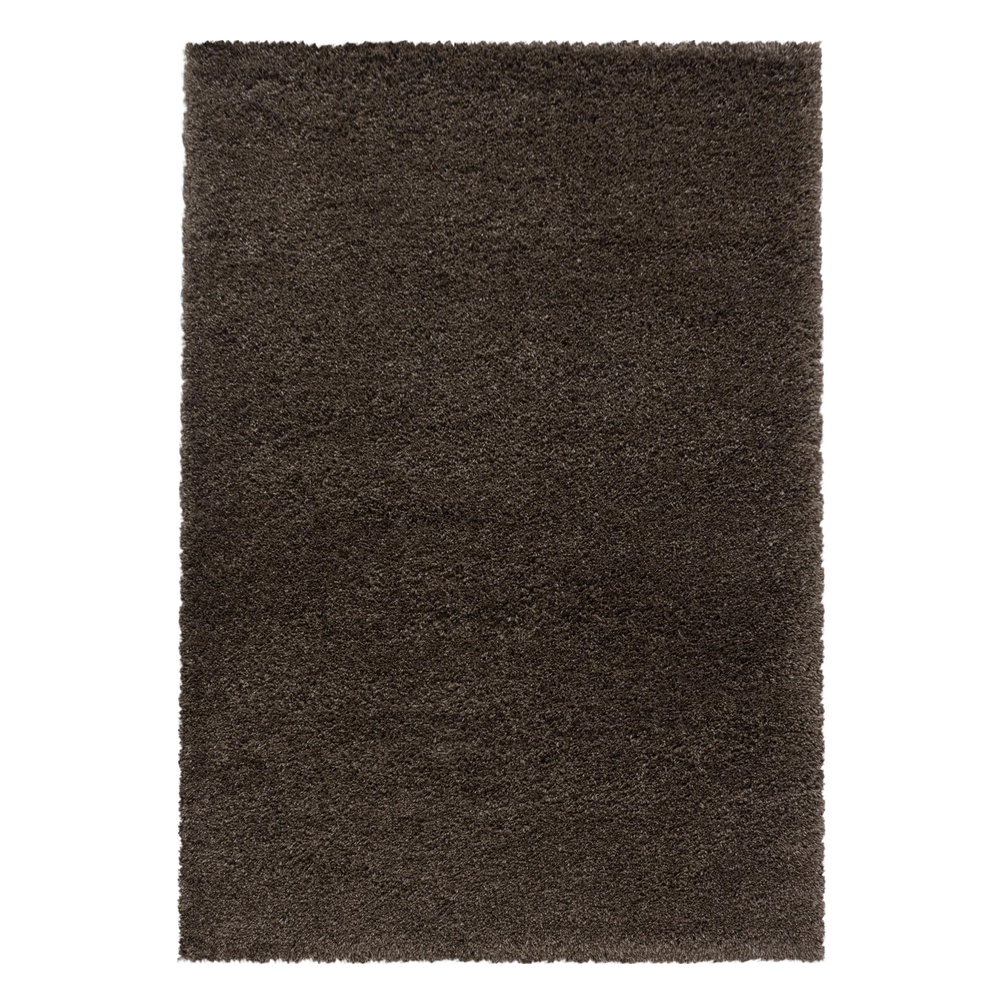 HOCHFLORTEPPICH SALZACH, einfarbig, Braun, 280 x 370 cm - Braun, Textil (370/280cm) - KADIMA DESIGN