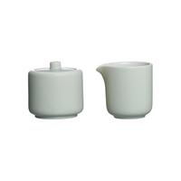 MILCH- UND ZUCKERSET Jasper mint 2er Set - Mintgrün, Keramik (1/2cm) - Ritzenhoff Breker