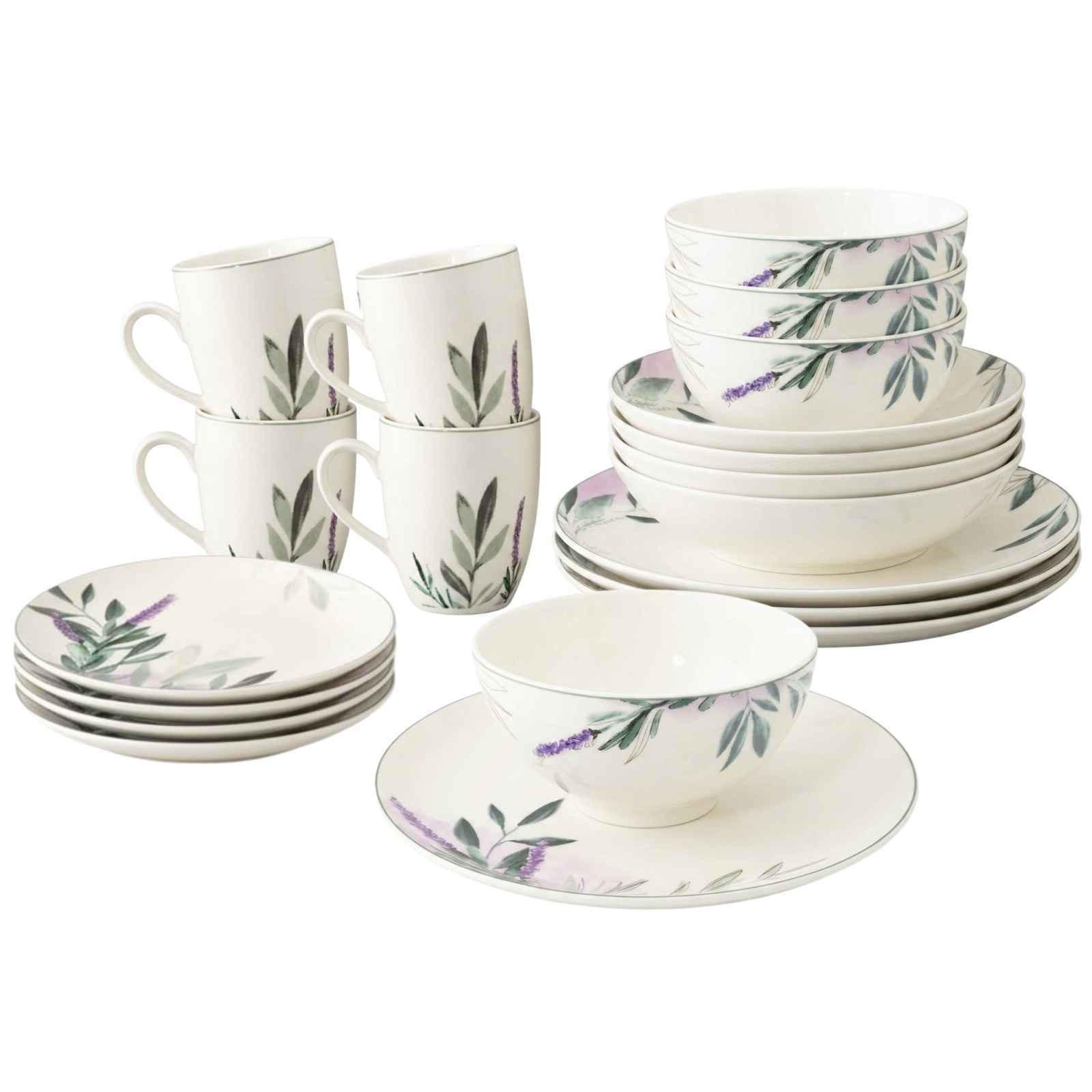KOMBISERVICE Savona Provence bunt-beige 20-tlg. - Beige/Multicolor, Keramik (2/2/2cm) - Seltmann Weiden