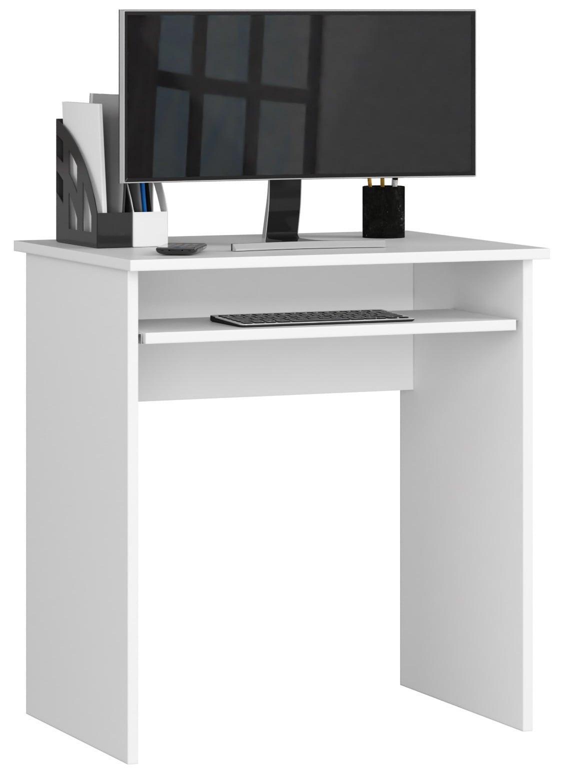 SCHREIBTISCH Weiß 74/68/51 - Weiß, Holzwerkstoff (50/125/74cm) - RAUMHIRSCH FURNITURE