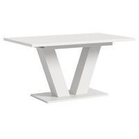 ESSTISCH weiß, Küchentisch ausziehbar 150 - 190 cm - Weiß, Holzwerkstoff/Metall (150/90/76cm) - Inn.Furn