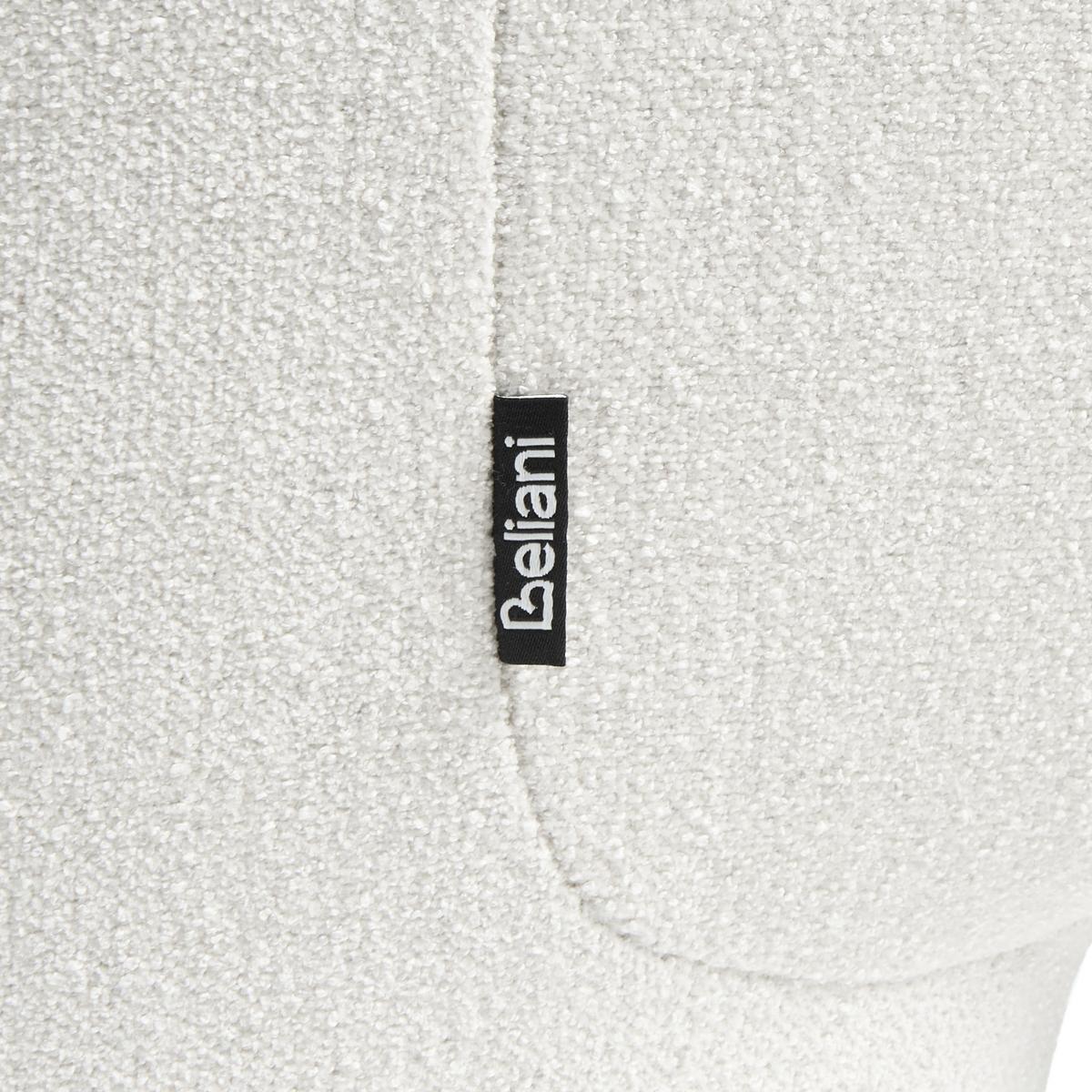 POLSTERBANK Bouclé Weiß Decorah - Weiß, Textil (88/46/39cm) - Beliani