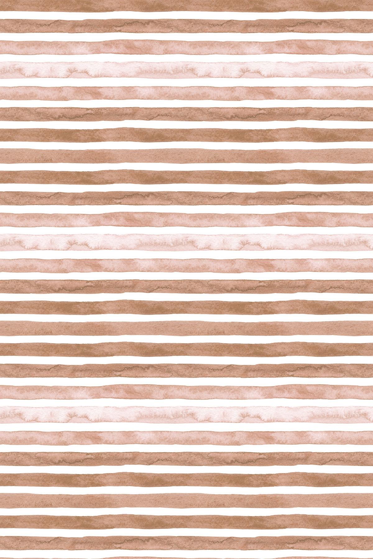 ROLLO LICHTDURCHLÄSSIG 120x180 cm Braun bemalte Streifen - Braun, Textil (120/180cm) - TULUP