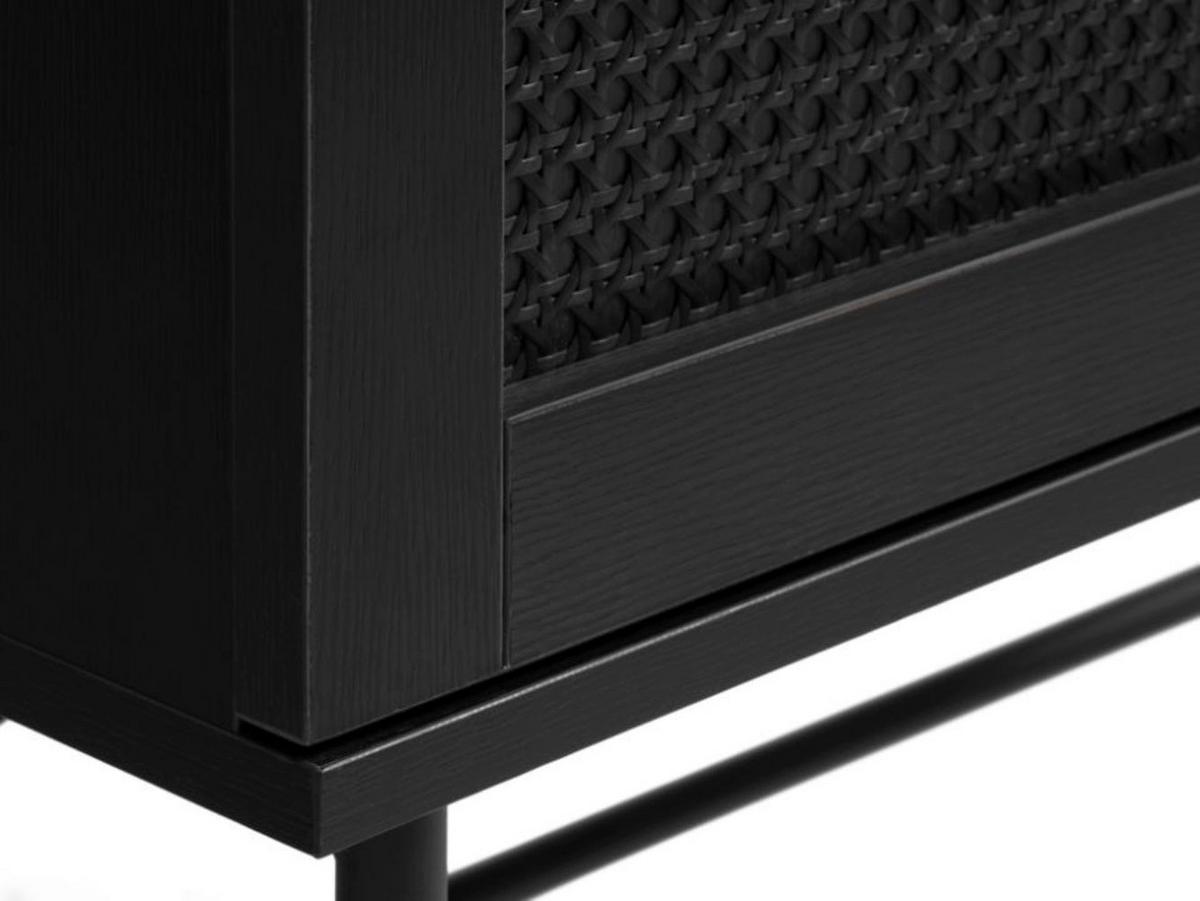 NACHTTISCH Mogest 45 cm - Schwarz, Holzwerkstoff/Kunststoff (45/70/45cm) - Selsey