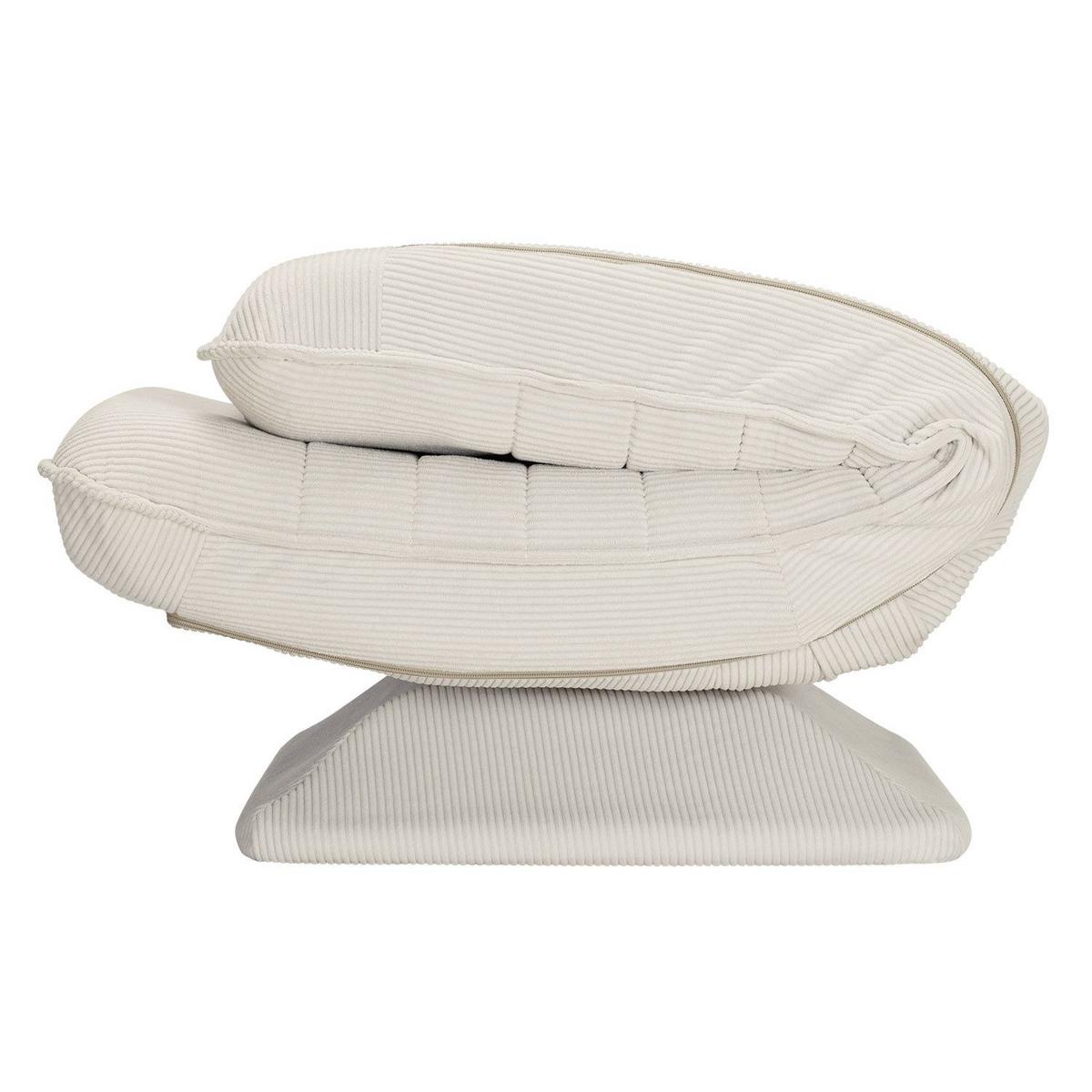 RELAXSESSEL Korsika Cord beige - Beige, Textil (58/85/100cm) - Juskys