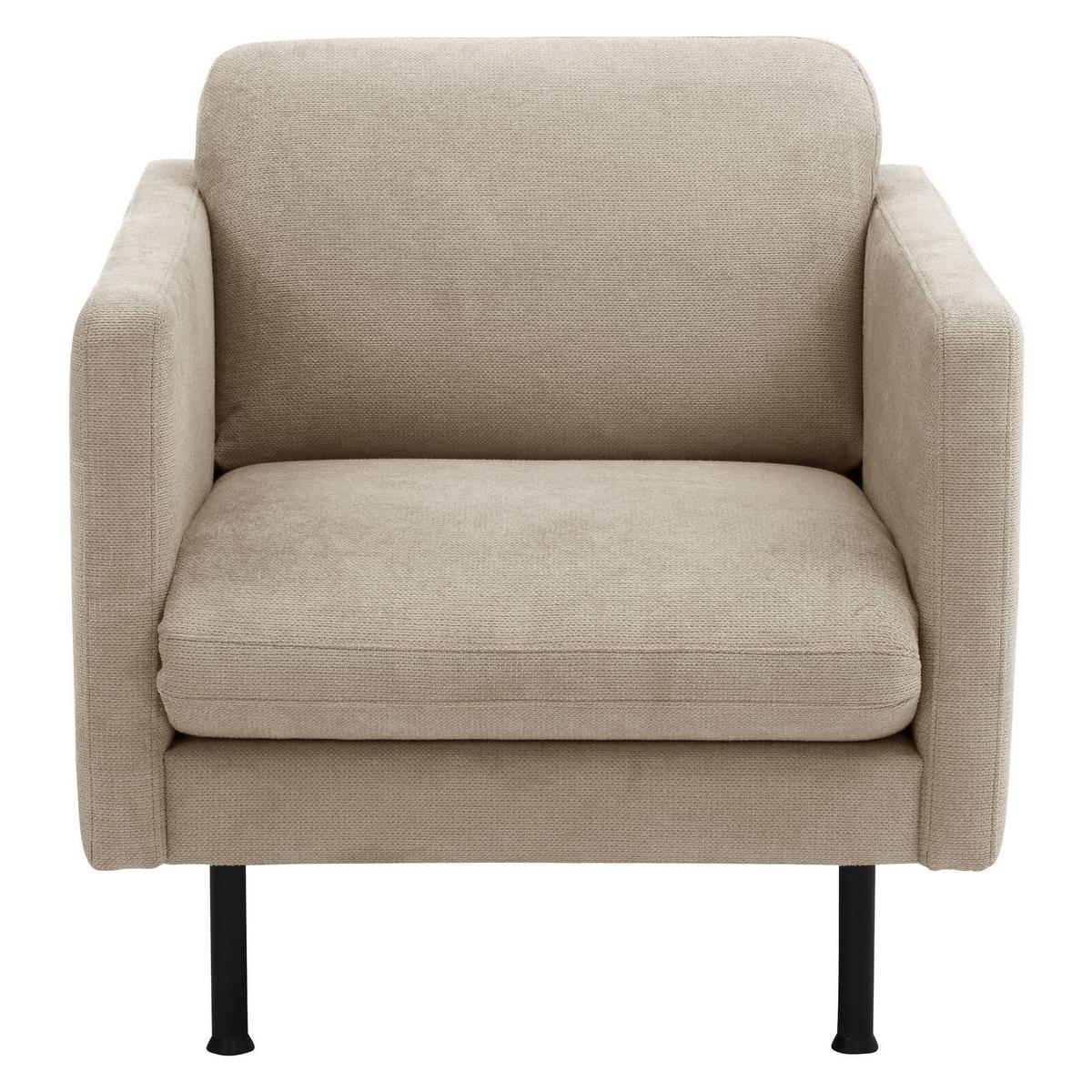 POLSTERSESSEL Katina Flachgewebe beige - Beige, Kunststoff (76/78/89cm) - 58aufmkessel